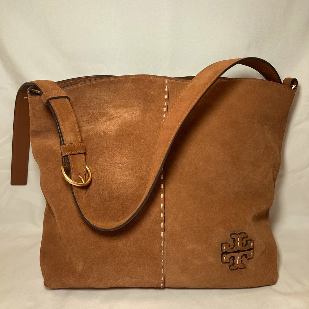 Tory Burch McGraw suede hobo